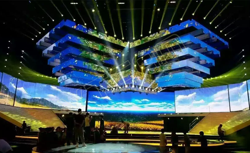 北京電視臺民歌大賽 透明LED顯示屏iClear項(xiàng)目